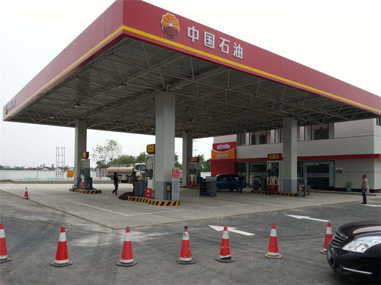 桐乡加油站钢结构网架案例20